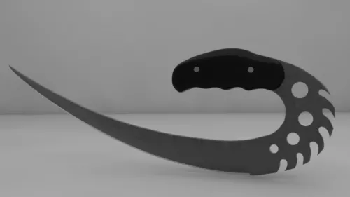 Knife Ulaks Weapon 3d model Knife Ulaks Weapon 3d model
