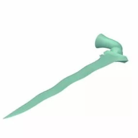 Kris Indonesian Silat Weapon 3d model