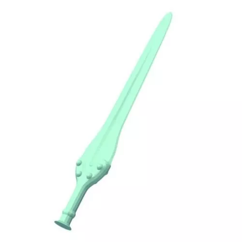 Crescent Sword Game Concept 3d model