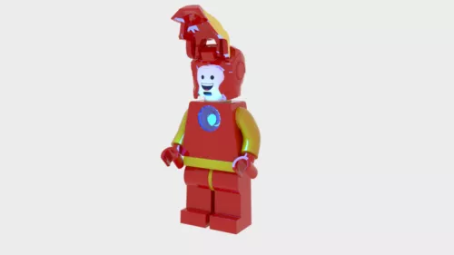 Cartoon Man With Rigged 3d model
