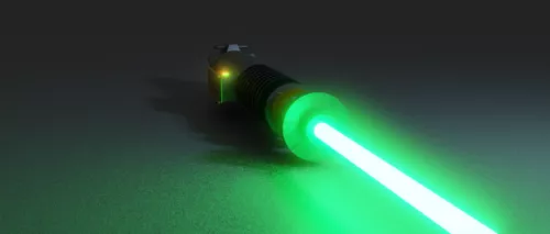 Lightsaber Green Light 3d model Lightsaber Green Light 3d model