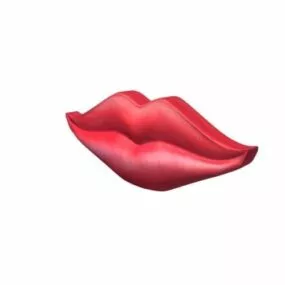 Girl Lips 3d model