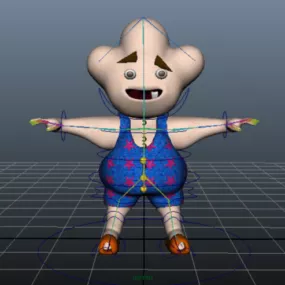 Little Beast Character 3d model