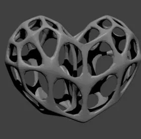 Heart Canister 3d model