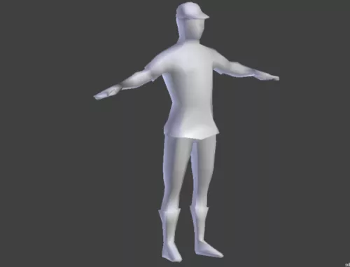 Lowpoly Character Base Mesh 3d model Lowpoly Character Base Mesh 3d model