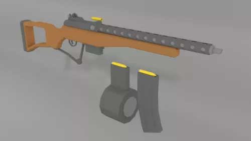 Rifle Automatic Type95 3d model