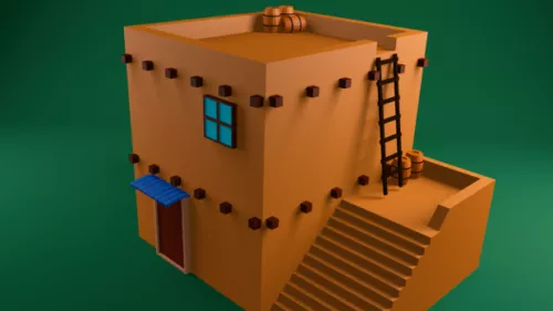Ancient China House 3d model