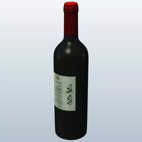Medicine Bottle With Cap 3d model