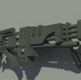 Modern Weapon Machine Gun 3d model