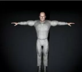Man In Uniform 3d model
