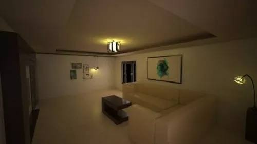 Master Living Room Simple Decor 3d model Master Living Room Simple Decor 3d model