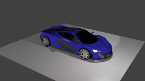 Mclaren P1 Car 3d model Mclaren P1 Car 3d model