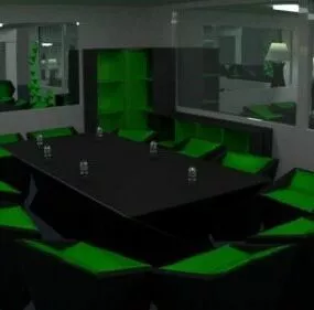 Meeting Room Scene 3d model