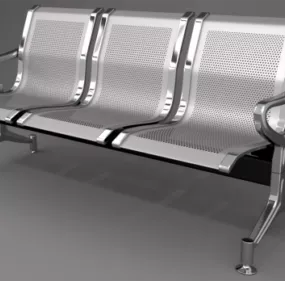 Metal Bench 3d model