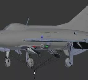 Mig 21c Aircraft Rigged 3d model