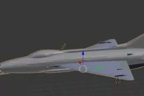 Mig 21c Russian Aircraft 3d model