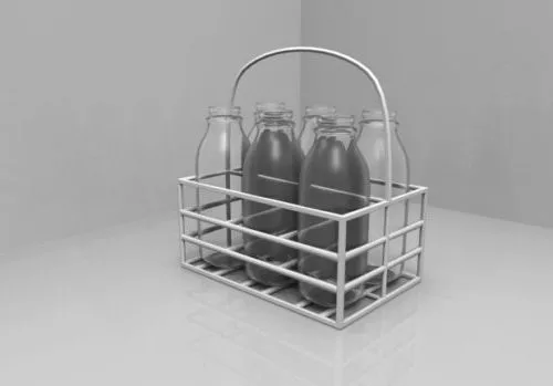 Bottle Laboratory 3d model