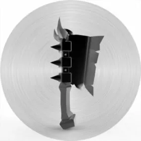 Mini Gaming Axe 3d model
