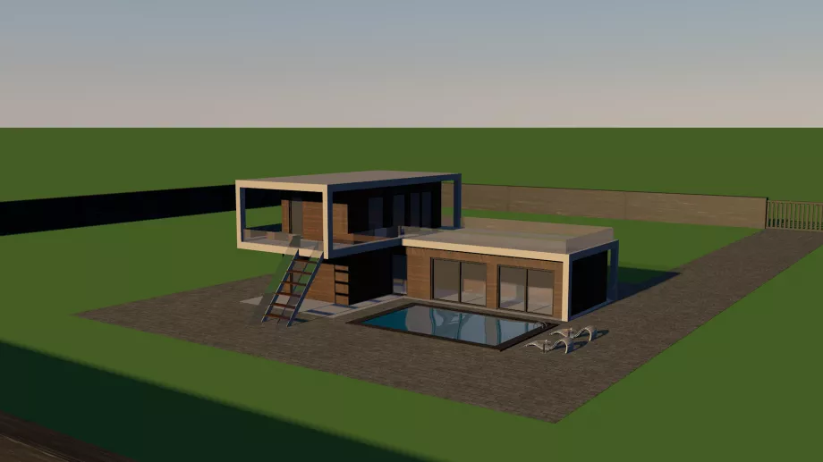 Old Little House 3d model