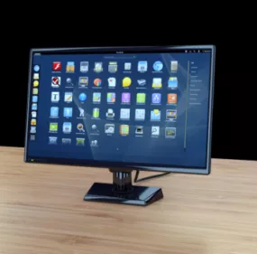 Early Lcd Monitor V1 3d model