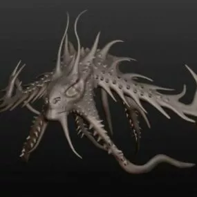 Underground Monster 3d model