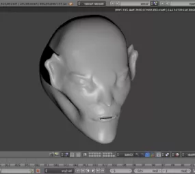 Monster Face 3d model