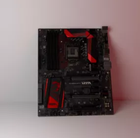 Pc Motherboard Msi Z170a 3d model