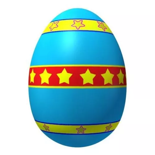 Easter Egg 3d model Easter Egg 3d model