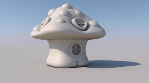 Ancient China House 3d model