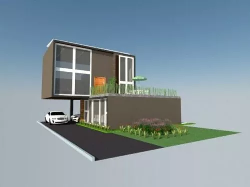 Family House 3d model