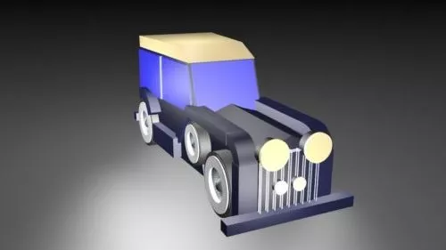 Old Vintage Car V2 3d model Old Vintage Car V2 3d model