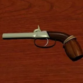 Weapon Old Gun 3d model