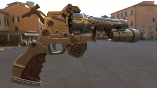 Barrett M95 Gun With Advance Scope 3d model