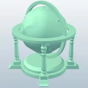 School Science Globe 3d model