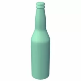Lowpoly Beer Bottle 3d model