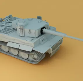 German Panzer Tank 3d model