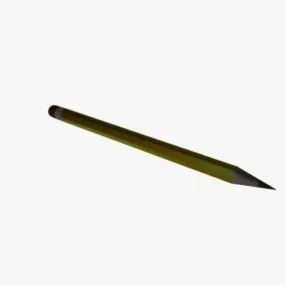 Wood Pencil 3d model