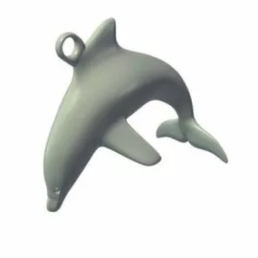 Dolphin Lowpoly Sculpture 3d model