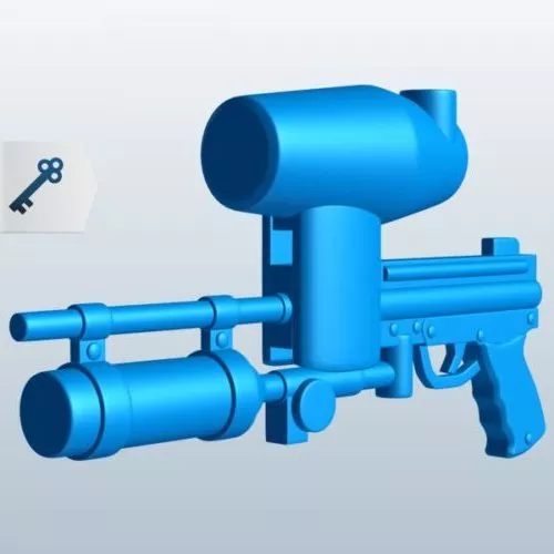 Zapper Shot Gun With Gun Shell 3d model