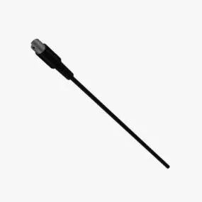 Mini Din Video Male Plug 3d model