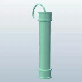 Pipe Bomb Weapon Lowpoly 3d model