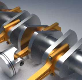Machine Pistons 3d model