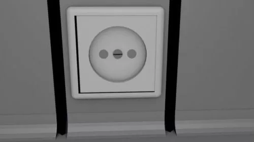 Socket Round Shape 3d model