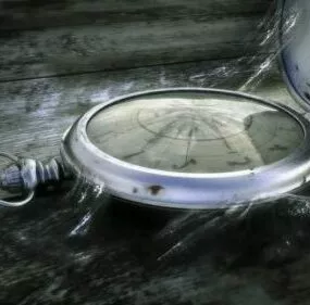 Round Pocket Watch 3d model