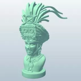 Priest King Bust 3d model