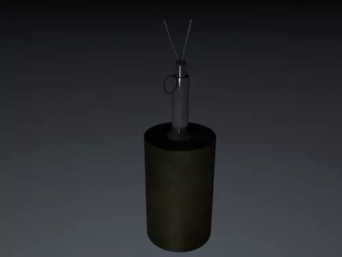 Prom-1 Mine 3d model Prom-1 Mine 3d model