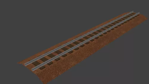 Green Train Caboose 3d model