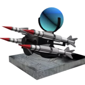 Rapier Missile Weapon 3d model
