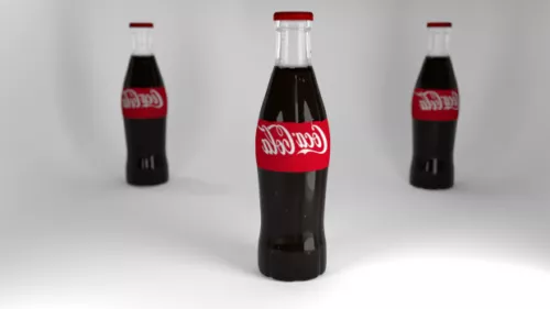 Medical Device Glass Bottle 3d model