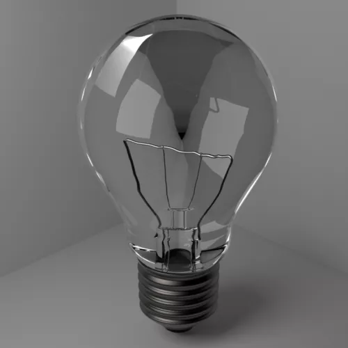 Bulb Lamp Isle 3d model
